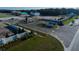 Aerial view of new homes and community entrance at 1181 Basalt Ln, Sanford, FL 32771