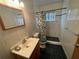 Clean bathroom with shower/tub combo and vanity at 2815 N Leavitt Ave, Orange City, FL 32763