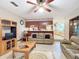 Open living room with a view into the kitchen area at 4711 County Road 134, Wildwood, FL 34785