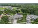 Aerial view showcasing home, pool, and neighborhood at 16208 Magnolia Hill St, Clermont, FL 34714