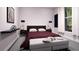 Bright bedroom with a queen-size bed and ample natural light at 209 N Pine Ave, Oviedo, FL 32765