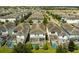 Aerial view of houses with private pools and screened enclosures at 1638 Moon Valley Dr, Davenport, FL 33896