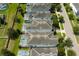 Aerial view of houses with private pools at 1638 Moon Valley Dr, Davenport, FL 33896