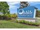 Sign for the Oasis Clubhouse at ChampionsGate community at 1638 Moon Valley Dr, Davenport, FL 33896