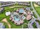Community pool with multiple pools, expansive sundeck and water features at 1638 Moon Valley Dr, Davenport, FL 33896
