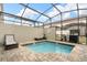Enjoy your own private screened pool and patio area, perfect for relaxation at 2163 Copper Bell Pl, Kissimmee, FL 34747