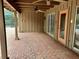 Covered patio with brick pavers, ceiling fans, and pool view at 3336 Edgecliffe Dr, Orlando, FL 32806