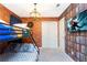 Bunk beds with Harry Potter theme, and brick wall at 7944 Formosa Valley Pl, Kissimmee, FL 34747
