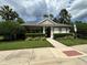 Community center with covered entrance and landscaping at 452 Harbor Winds Ct, Winter Springs, FL 32708