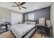 Spacious bedroom with a ceiling fan and built-in desk at 3349 Rodrick Cir, Orlando, FL 32824