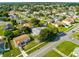 Aerial view showcasing a single-Gathering home's exterior and surrounding neighborhood at 148 Merida Dr, Kissimmee, FL 34743