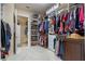 Large walk-in closet with ample shelving and hanging space at 4907 W Fountainwood Dr, St Cloud, FL 34772