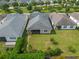 Aerial view of house and backyard at 4907 W Fountainwood Dr, St Cloud, FL 34772