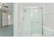 Bathroom with shower, toilet and vanity at 1018 Norwood Dr, Deltona, FL 32725