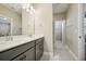 Double sink bathroom with separate shower at 11960 Bracco St, Winter Garden, FL 34787