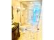 Elegant bathroom with dark vanity and large shower at 155 S Court Ave # 2710, Orlando, FL 32801