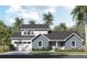 Two-story craftsman style home with gray siding and white trim at 0 Country Club Rd, Sanford, FL 32771