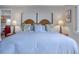 King size bed with ensuite bath and ocean view at 5303 S Atlantic Ave # 35, New Smyrna Beach, FL 32169
