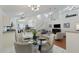 Kitchen with an adjacent dining area; open to the living room at 812 Shell Ln, Longwood, FL 32750