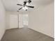 Spacious bedroom with ceiling fan and ample closet space at 812 Shell Ln, Longwood, FL 32750