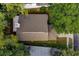 Overhead view showcasing home's roofline and landscaping at 812 Shell Ln, Longwood, FL 32750