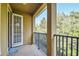 Private balcony with tranquil wooded views at 655 Pensacola Ln, Lake Mary, FL 32746