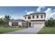 Two-story home with modern design and landscaping at 9440 Golden Laurel Ln, Orlando, FL 32827