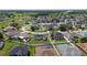 Aerial view of house and surrounding neighborhood at 242 Abbotsbury Dr, Kissimmee, FL 34758