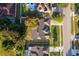 Aerial view showcasing house and surrounding landscape at 7304 High Lake Dr, Orlando, FL 32818