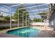 Large screened pool area with surrounding yard at 2148 Chippewa Trl, Maitland, FL 32751