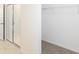 Bathroom with shower, double vanity, and linen closet at 2342 White Tail St, Davenport, FL 33837