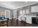 Home office features a built-in wet bar and ample workspace at 7481 Gathering Loop, Reunion, FL 34747