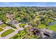Aerial view showing home's location in a lakeside community at 238 E Lakeshore Dr, Clermont, FL 34711