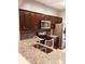 Modern kitchen with stainless steel appliances and granite countertops at 1347 Heather Lake Dr, Orlando, FL 32824