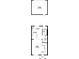 First floor plan showcasing kitchen, living room, and garage at 15871 Tollington Aly, Winter Garden, FL 34787
