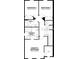 Second-floor floorplan with owner's suite and two bedrooms at 15859 Tollington Aly, Winter Garden, FL 34787