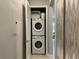 Stackable washer and dryer in a closet at 7740 Sandy Ridge Dr # 135, Kissimmee, FL 34747