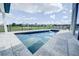 Private pool with plenty of patio space for relaxing at 1561 Corolla Ct, Reunion, FL 34747