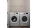 Laundry closet with Samsung washer and dryer at 14663 Englert Aly, Orlando, FL 32827