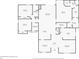 Floor plan showcasing a home's layout, including bedrooms, bathrooms, living areas, and kitchen at 1434 Hidden Meadow Way, Apopka, FL 32712