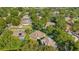 Aerial view of house and neighborhood at 1434 Hidden Meadow Way, Apopka, FL 32712