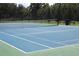 Community tennis court with blue surface and net at 8039 Northlake Pkwy, Orlando, FL 32827