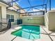 Private screened-in pool perfect for relaxation at 8967 California Palm Rd, Kissimmee, FL 34747