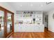 White built-in shelving with a view of the pool at 115 Marcy Blvd, Longwood, FL 32750