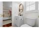Small bathroom with single vanity and toilet at 115 Marcy Blvd, Longwood, FL 32750