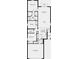 Floor plan showing a two-bedroom, two-bathroom home with a two-car garage at 156 Brinsmead Rd, Haines City, FL 33844