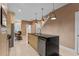 Modern kitchen with island, stainless steel appliances, and pendant lighting at 3175 Brasilia Ave, Kissimmee, FL 34747