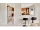 Kitchen with pass-through to living area and stainless steel appliances at 899 Jonathan Way # 899, Altamonte Springs, FL 32701