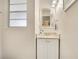 Small bathroom with granite vanity and updated fixtures at 899 Jonathan Way # 899, Altamonte Springs, FL 32701