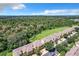 Aerial view of townhouses and lush green landscape at 350 Winter Nellis Cir, Winter Garden, FL 34787